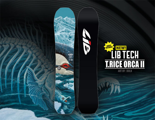 予約商品] 26-27 LIB TECH リブテック スノーボード T.RICE ORCA II