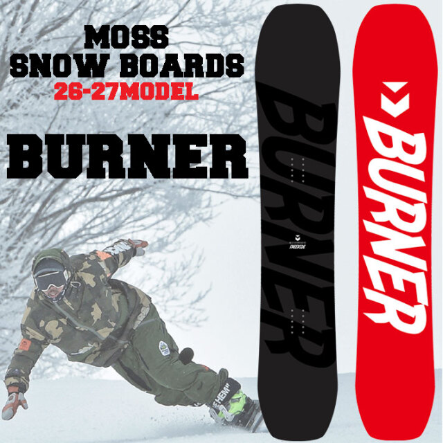 予約商品] 26-27 MOSS スノーボード BURNER 149cm 156cm 159cm モス 