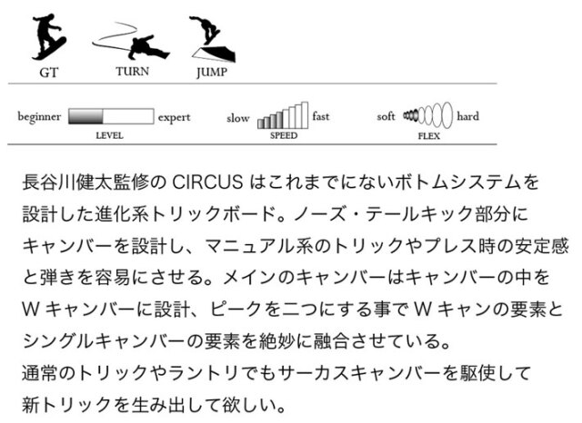 予約商品] 26-27 MOSS モス CIRCUS サーカス スノーボード 139cm 149cm