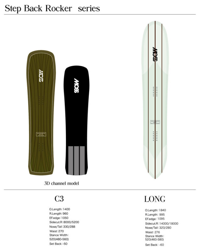 予約商品] 26-27 モス スノースティック MOSS SNOWSTICK LONG ロング