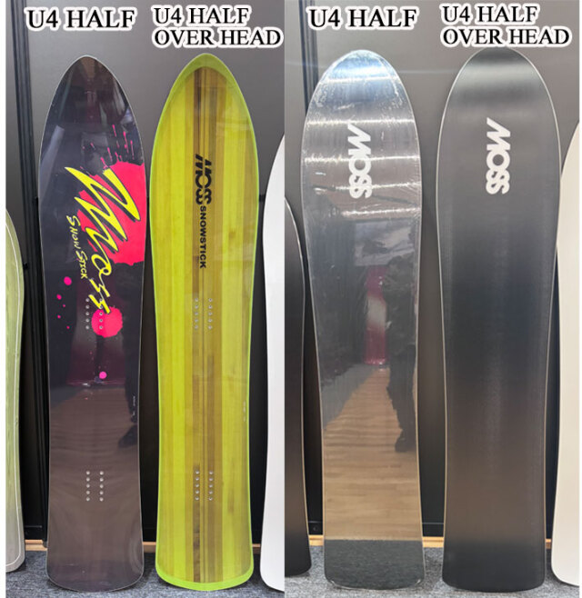 予約商品] 26-27 MOSS SNOWSTICK パウダーボード U4 HALF OVER HEAD 