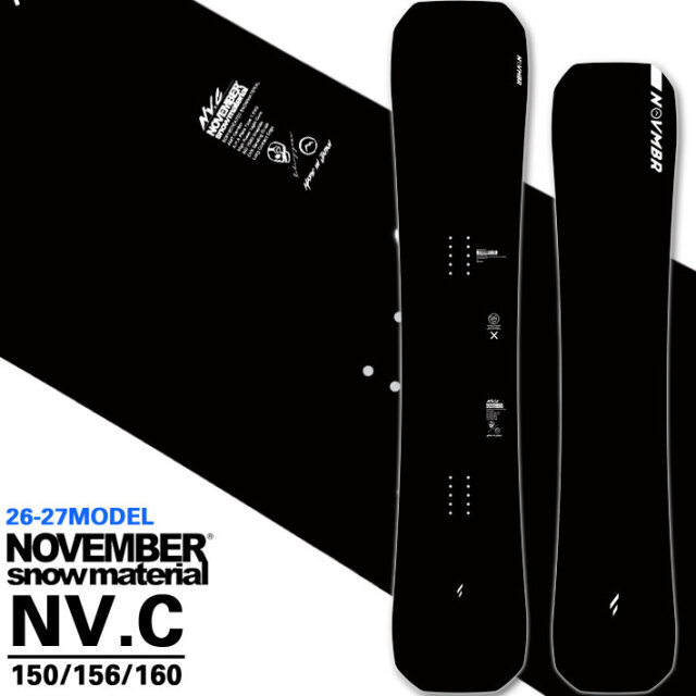 予約商品] 26-27 NOVEMBER ノベンバー スノーボード SNOWBOARD メンズ