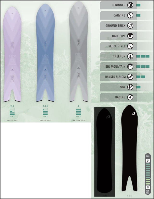 予約商品] 26-27 OGASAKA スノーボード オガサカ SHIN シン SW152cm