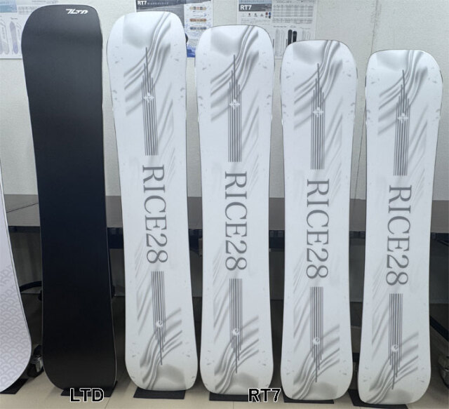 予約商品] 26-27 ライス 28 スノーボード RT7 LTD アールティー セブン