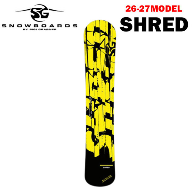 予約商品] 26-27 SG スノーボード エスジー SNOWBOARDS SHRED 149cm