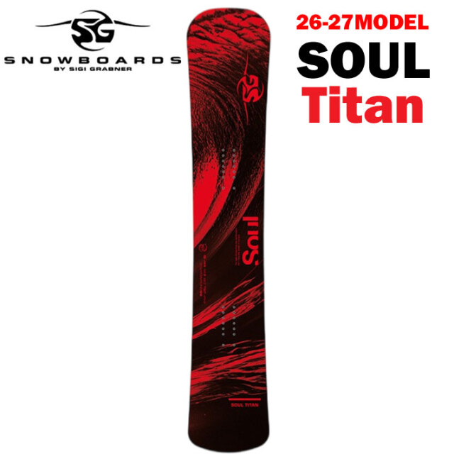 予約商品] 26-27 SG スノーボード エスジー SNOWBOARDS SOUL TITAN 