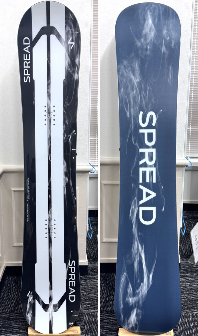 【新品未使用】SPREAD BX-F 25-26スノーボード150cmワックス済 NIDECKER（ナイデッカー） 25-26 SPREAD スプレッド BX-F ビーエックス