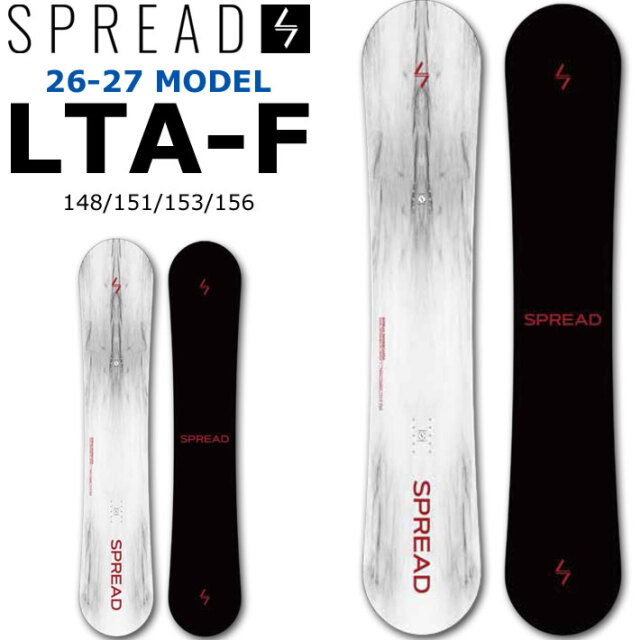 予約商品] 26-27 スプレッド スノーボード SPREAD LTA-F エルティー 