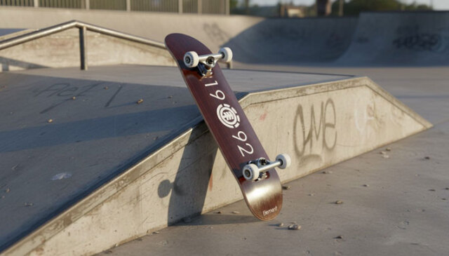 エレメント コンプリート スケートボード PL 1992 BROWN PLY COMP