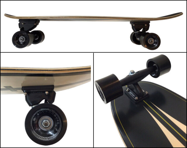 訳あり品] CARVER カーバー スケートボード 32.5インチ BLACK LABEL