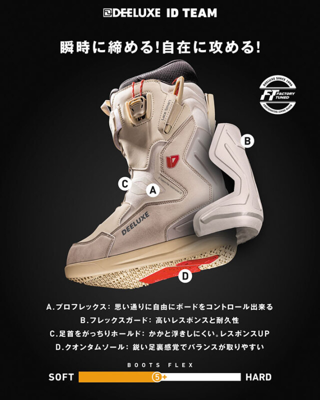 予約商品] 26-27 DEELUXE ブーツ ID TEAM ディーラックス アイディー