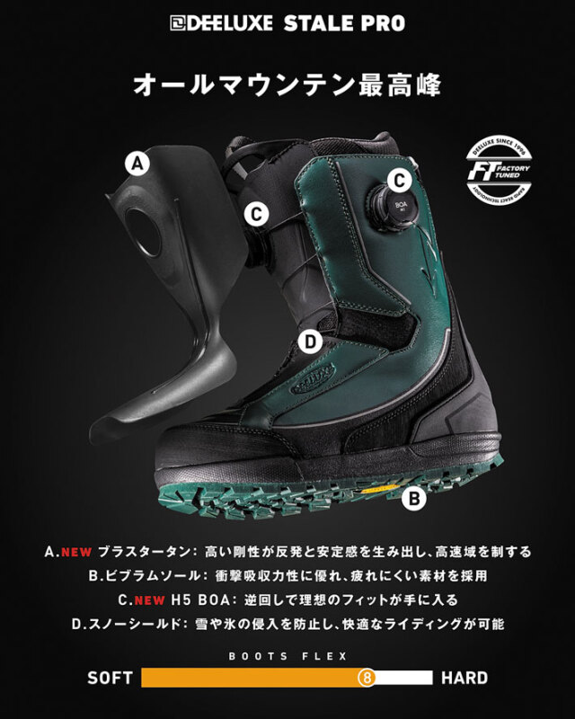 予約商品] NEW 26-27 DEELUXE ブーツ STALE PRO ディーラックス