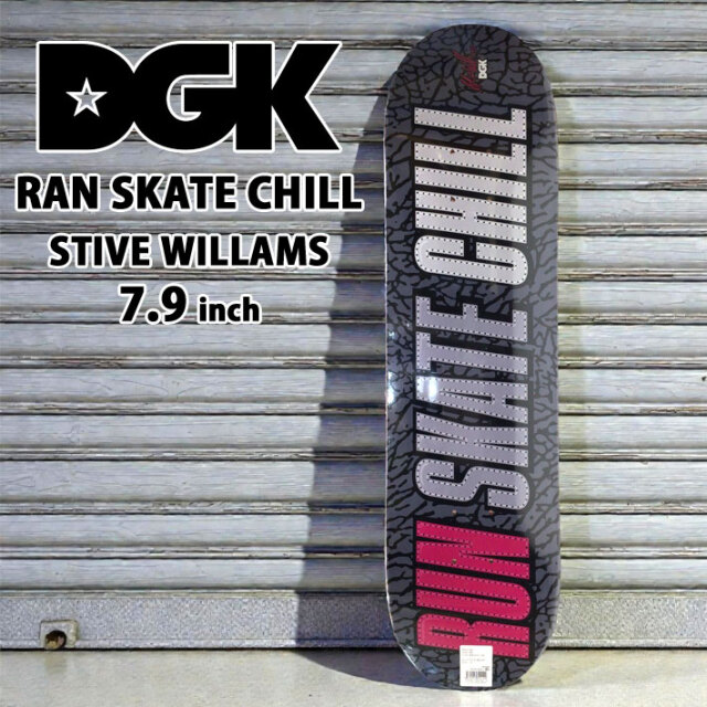 スケート デッキ DGK ディージーケー スケートボード RAN SKATE CHILL