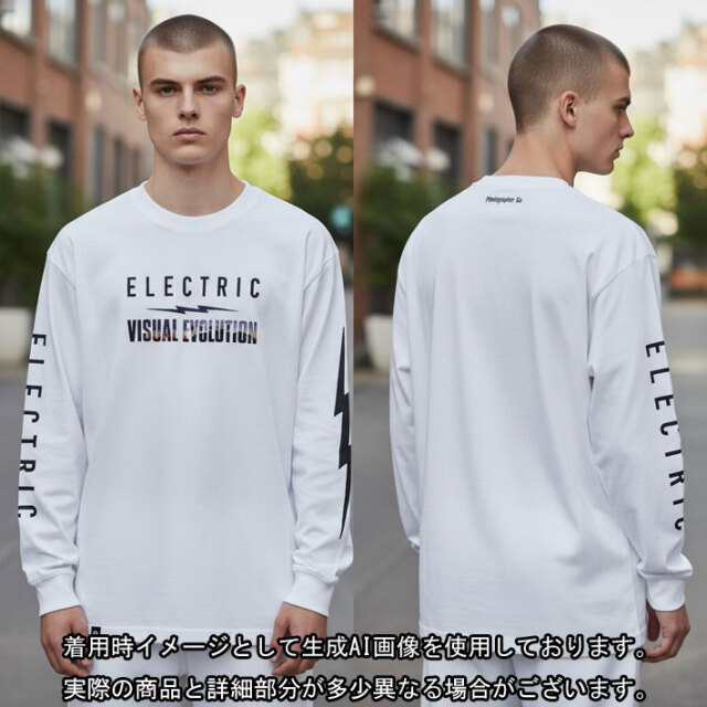 26 メンズ 長袖 ドライ Tシャツ [E26ST06] ELECTRIC PHOTOGRAPHER GO