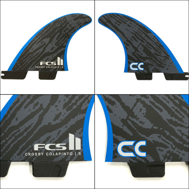 FCS2 FIN エフシーエス2 フィン トライフィン CC PC TRI [Black／Blue