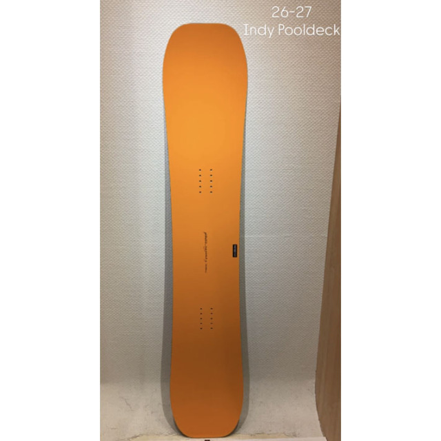 予約商品] 26-27 GENTEMSTICK ゲンテンスティック INDY POOLDECK 154cm