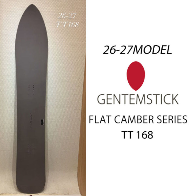 予約商品] 26-27 GENTEMSTICK ゲンテンスティック T.T 168 168cm TT 