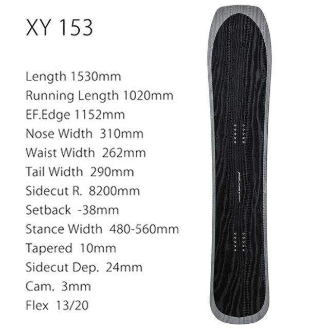 予約商品] 26-27 GENTEMSTICK ゲンテンスティック XY 153 153cm 