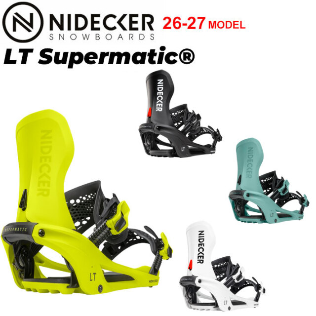 予約商品] 26-27 NIDECKER ナイデッカー ビンディング LT Supermatic
