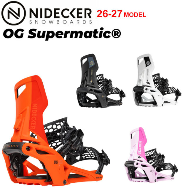 予約商品] 26-27 NIDECKER ナイデッカー ビンディング OG Supermatic