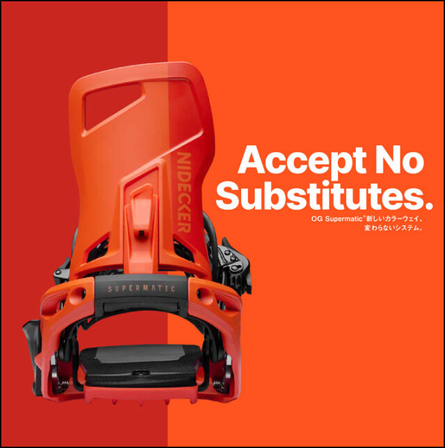 予約商品] 26-27 NIDECKER ナイデッカー ビンディング OG Supermatic