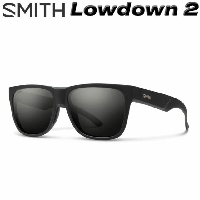 SMITH Lowdown 2 ブラックフレーム 偏光サングラス Smith Online Shop / POLARX Lowdown 2 Black