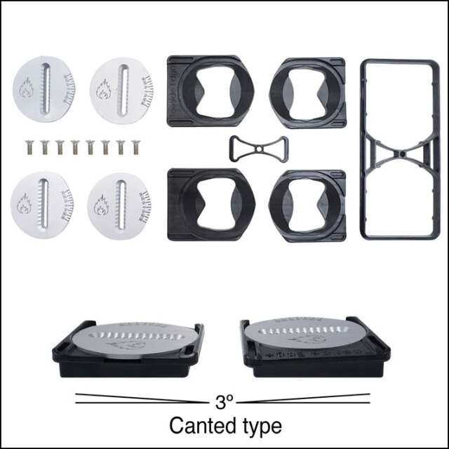 スパークインターフェースセット Spark R&D Pucks / Canted スプリット