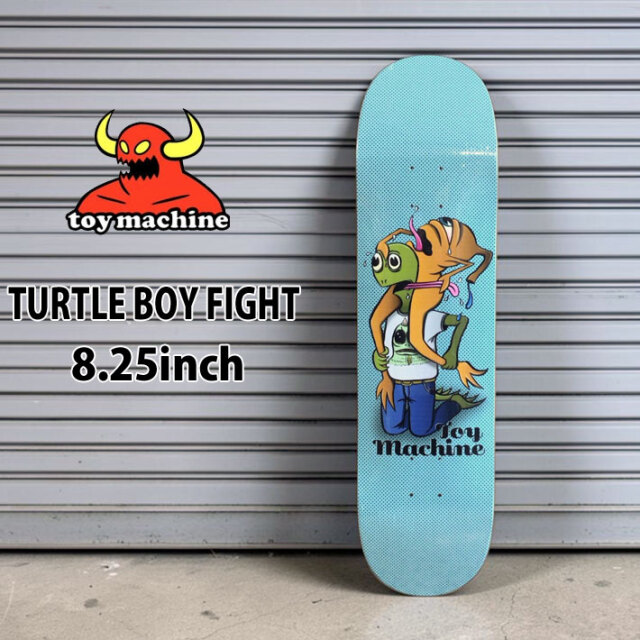 トイマシーン デッキ スケートボード TURTLE BOY FIGHT [TM12-B] 8.0inch