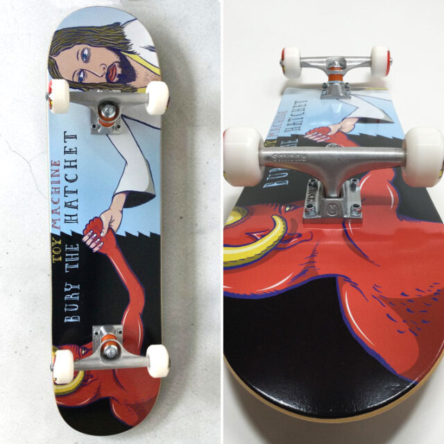トイマシーン スケートボード コンプリート TOY MACHINE BURY THE