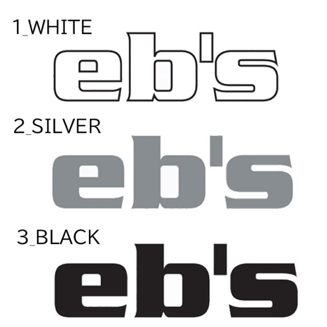25-26 eb's エビス スノーボードステッカー eb's CUTTING 4400833 [L