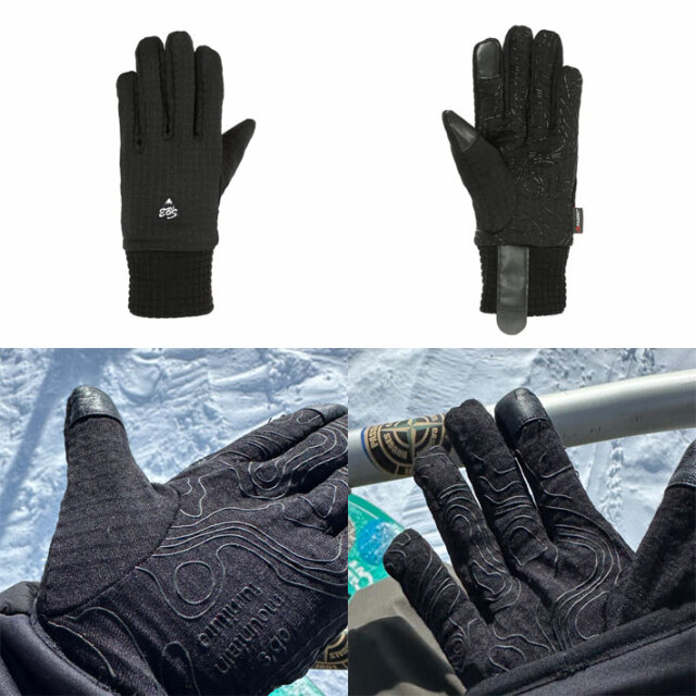 25-26 eb's スノーボード グローブ インナー POLARTEC GRID INNER