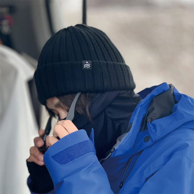 予約商品] 25-26 eb's ニット帽 4500424 RIB BEANIE エビス