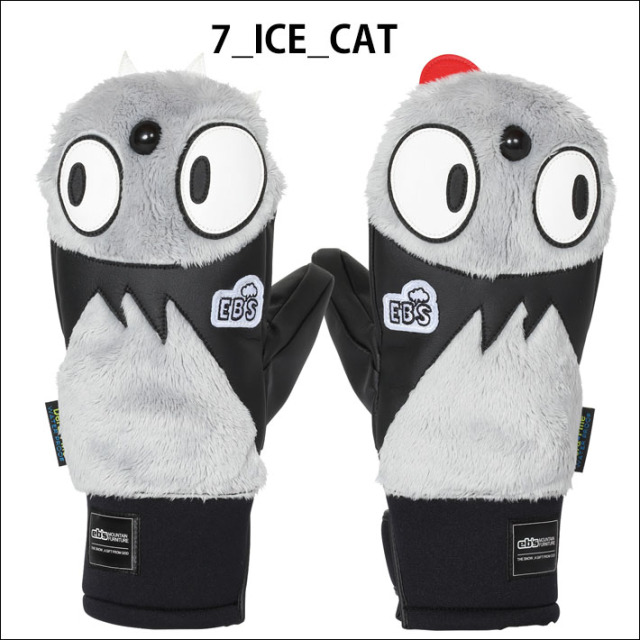 予約商品] 26-27 スノーボード ミトングローブ eb's KEMONO CHAN