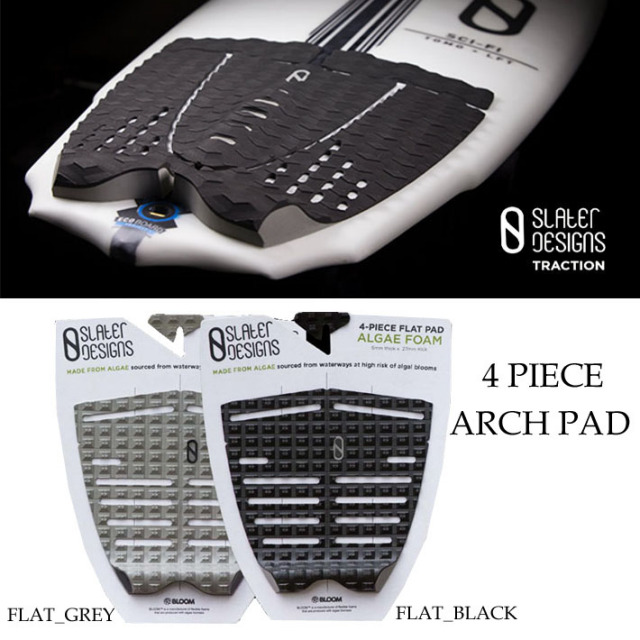 SLATER DESIGNS デッキパッド スレーター デザイン 4ピース FLAT