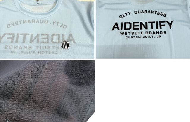 AIDENTIFY カットアウトTシャツ LARGE ラッシュガード AIDENTIFY アイデンティファイ SUNGUARD TEE