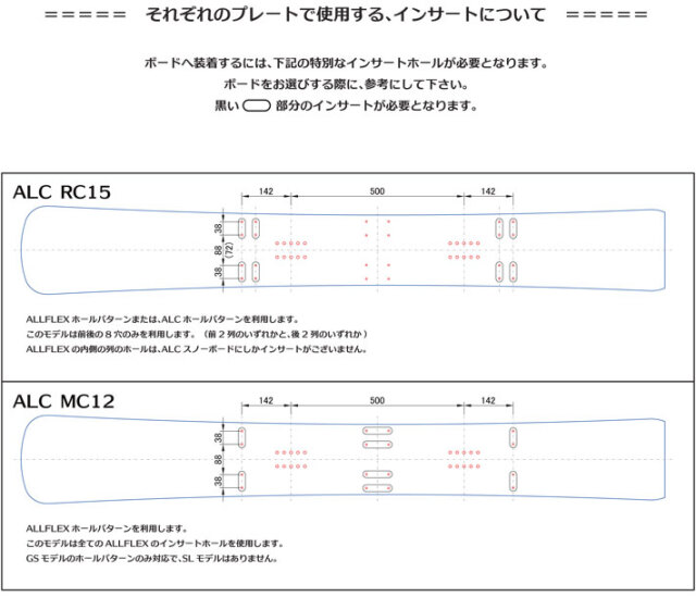 ALC エーエルシー プレート MC12G アルペン ボード パーツ 送料無料