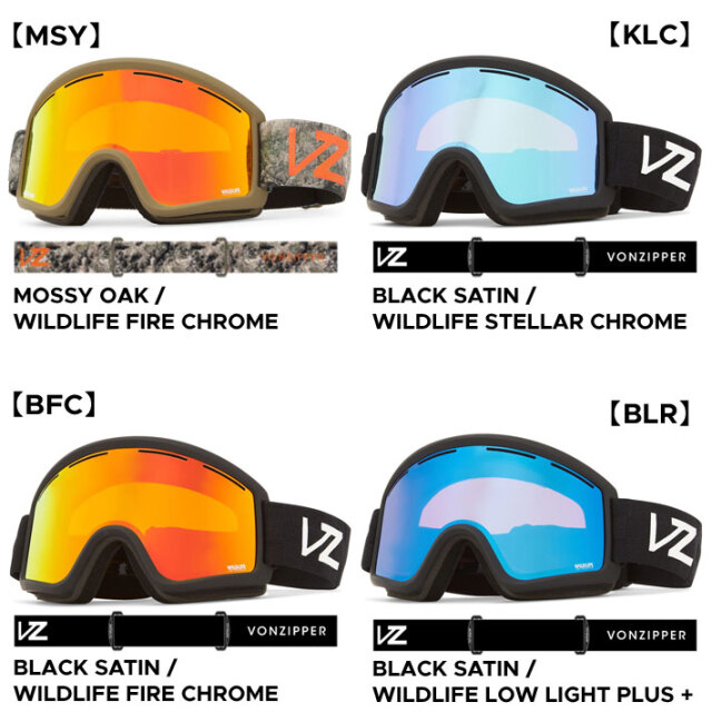 VONZIPPER CLEAVER ゴーグル ブラックサテン VONZIPPER CLEAVER