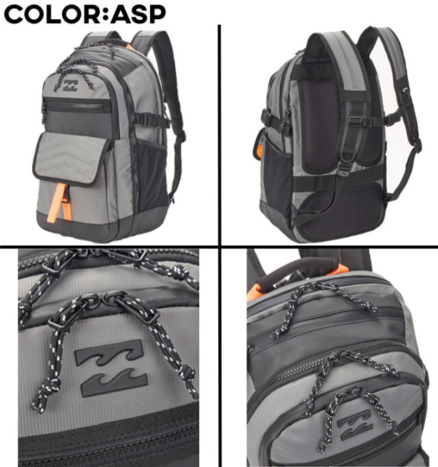 90' BILLABONG バックパック 黒 グレー old BILLABONG デイバック リュック メンズ HELIN BACK PACK バック