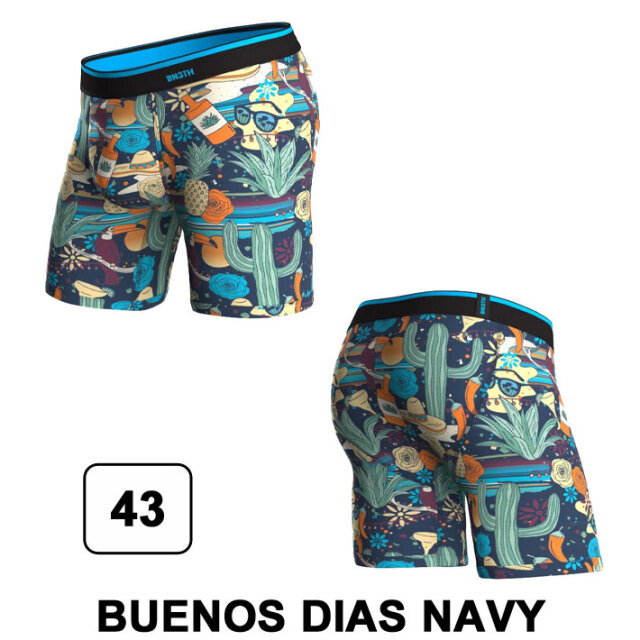 現品限り] BN3TH ベニス ボクサーパンツ ロング BOXER PRINT メンズ