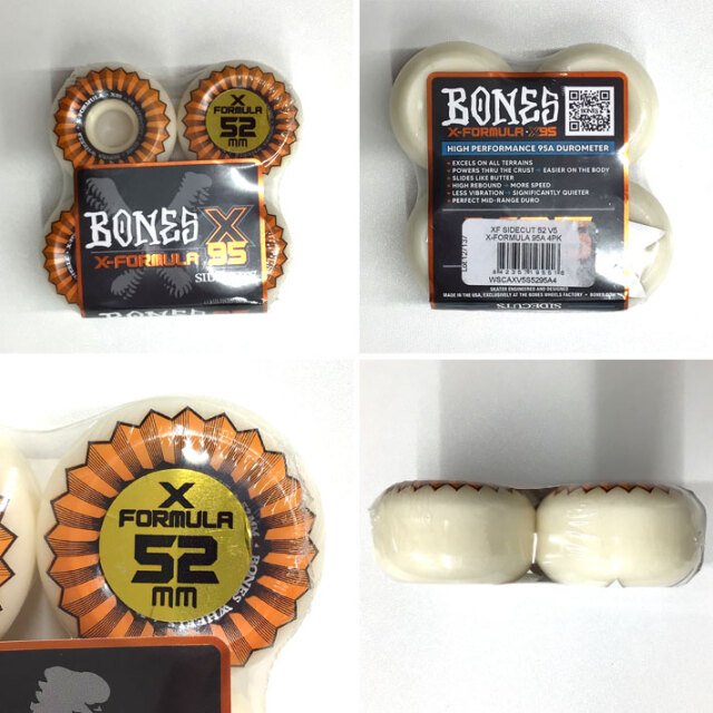 スケートボード ウィール BONES WHEEL X-FORMULA SIDECUT