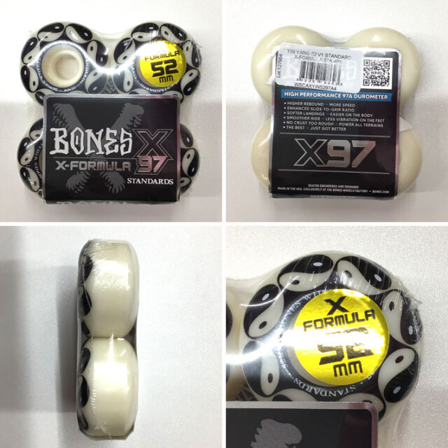 スケートボード ウィール BONES WHEEL X-FORMULA [4] YIN TANG