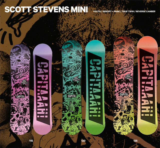 24-25 CAPiTA キャピタ スノーボード キッズ SCOTT STEVENS MINI 115 