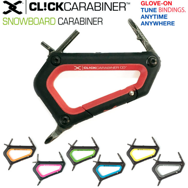 CLICK CARABINER クリックカラビナ スノーボードツール スノーボード