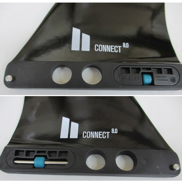 FCS2 Connect 8 GLASS FLEX ロングボード Centre FCS FCS2 フィン エフシーエス サーフィン フィン ロングボード