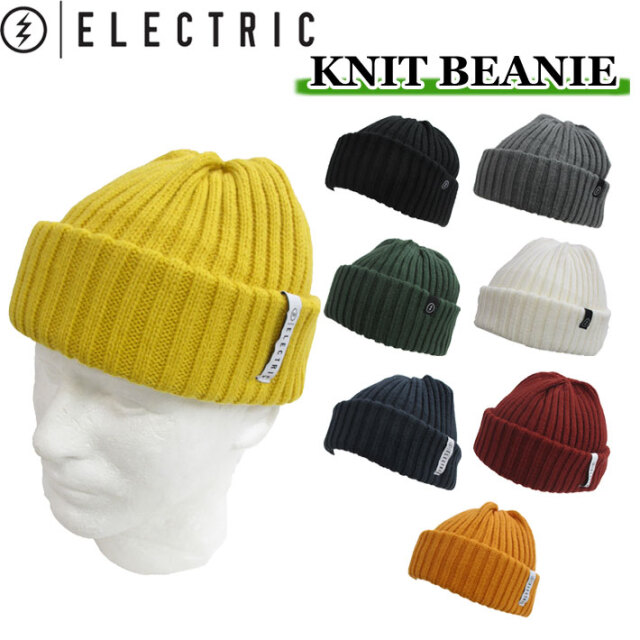 21 22 Electric エレクトリック Knit Beanie ニット ビーニー ニット帽