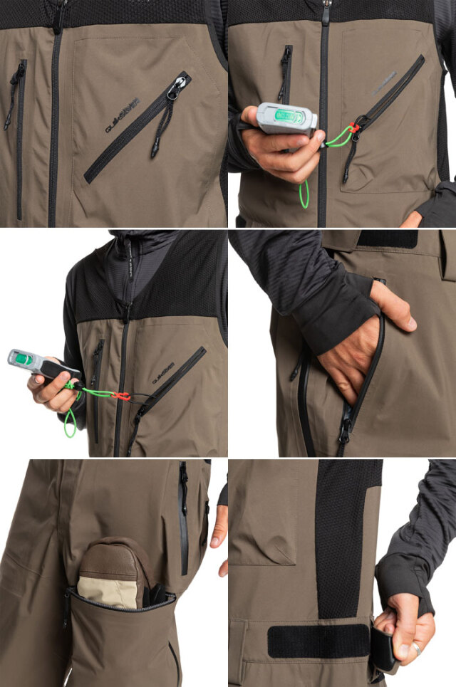 予約] 24-25 QUIKSILVER ウェア パンツ ビブパンツ クイックシルバー  