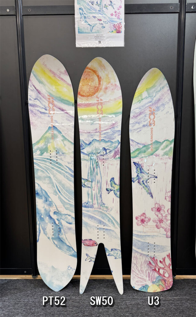 予約商品] 25-26 MOSS SNOWSTICK パウダーボード PT52 モス スノー  