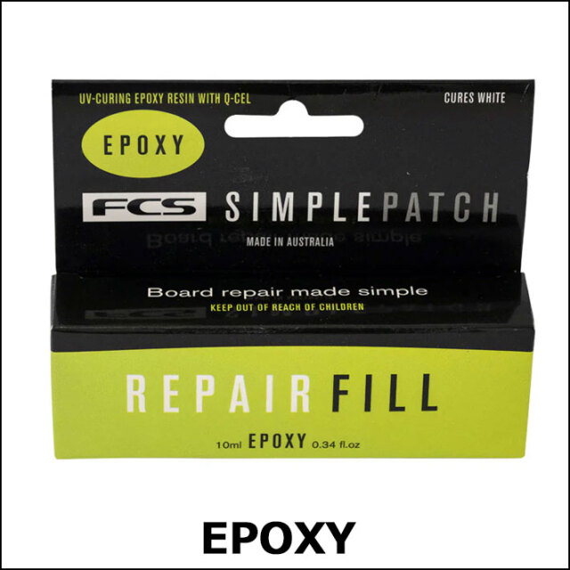 サーフボード　6.5 fcs リペア済み FCS エフシーエス 便利な修理剤 Simple Patch Repair Kit シンプル
