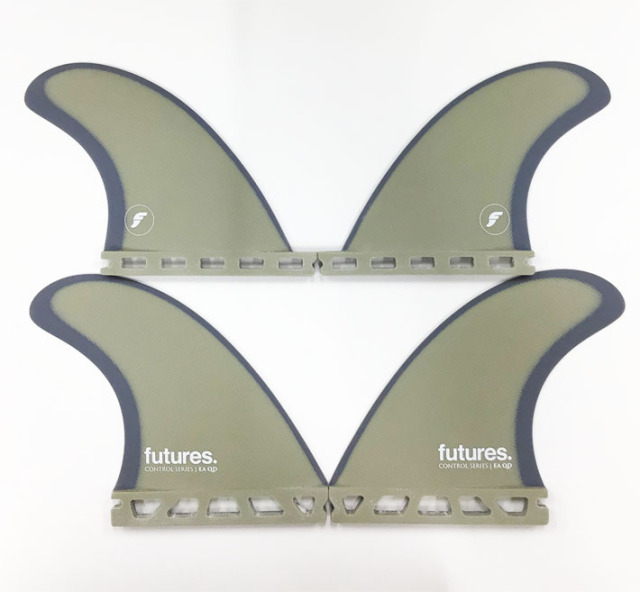 ショートボード用フィン futures. CONTROL 2.0 EA QUAD FIBERGLASS
