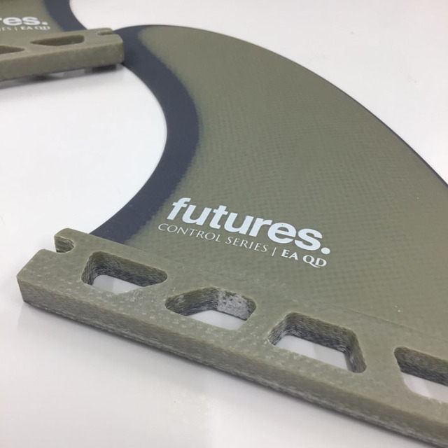 ショートボード用フィン futures. CONTROL 2.0 EA QUAD FIBERGLASS